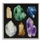 Stupell Industries Natural Varied Gemstones Framed Giclee Wall Art Design by Grace Popp